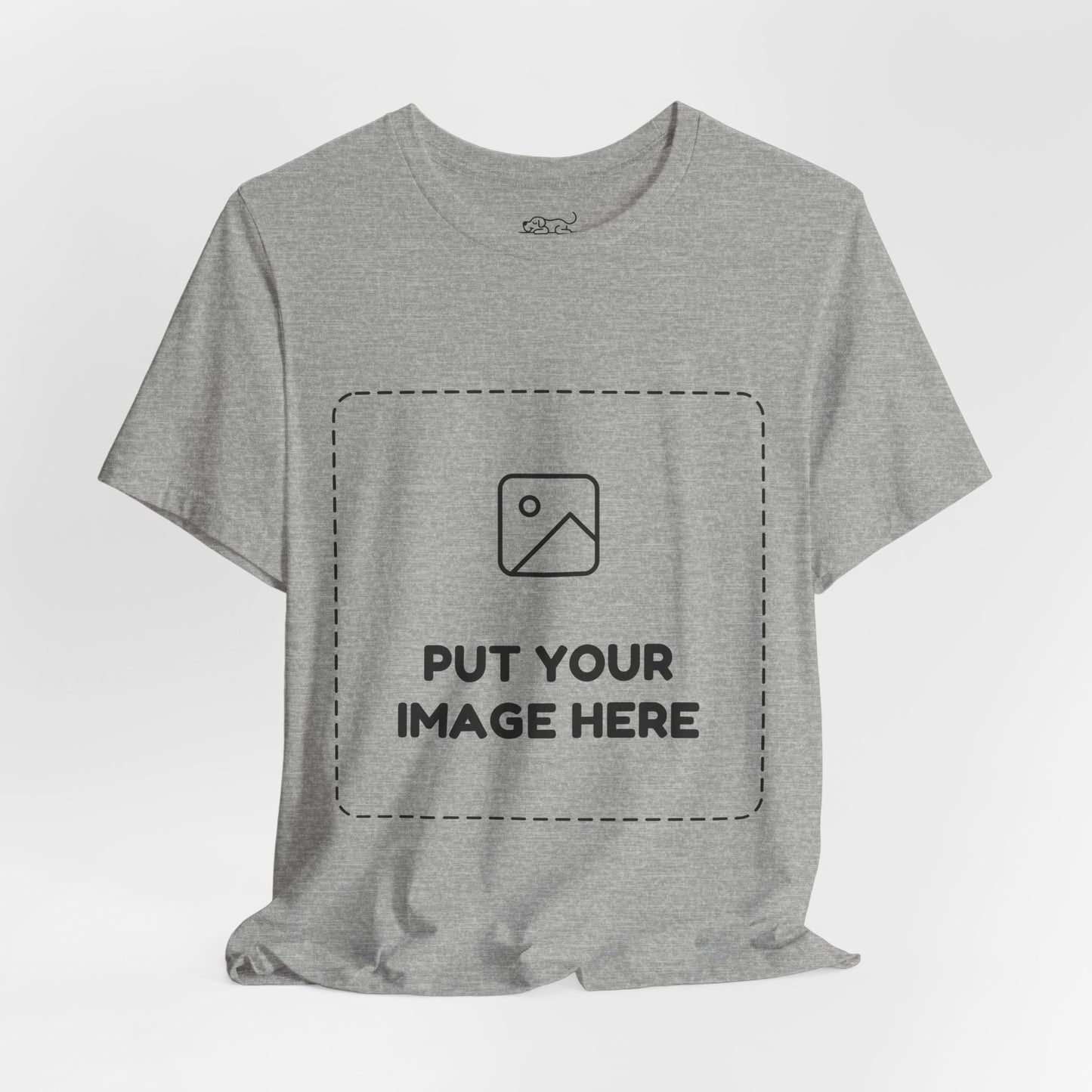 Custom Design Light Shade Tee — "Add Your Own Image" (Choose your colour and size first!)