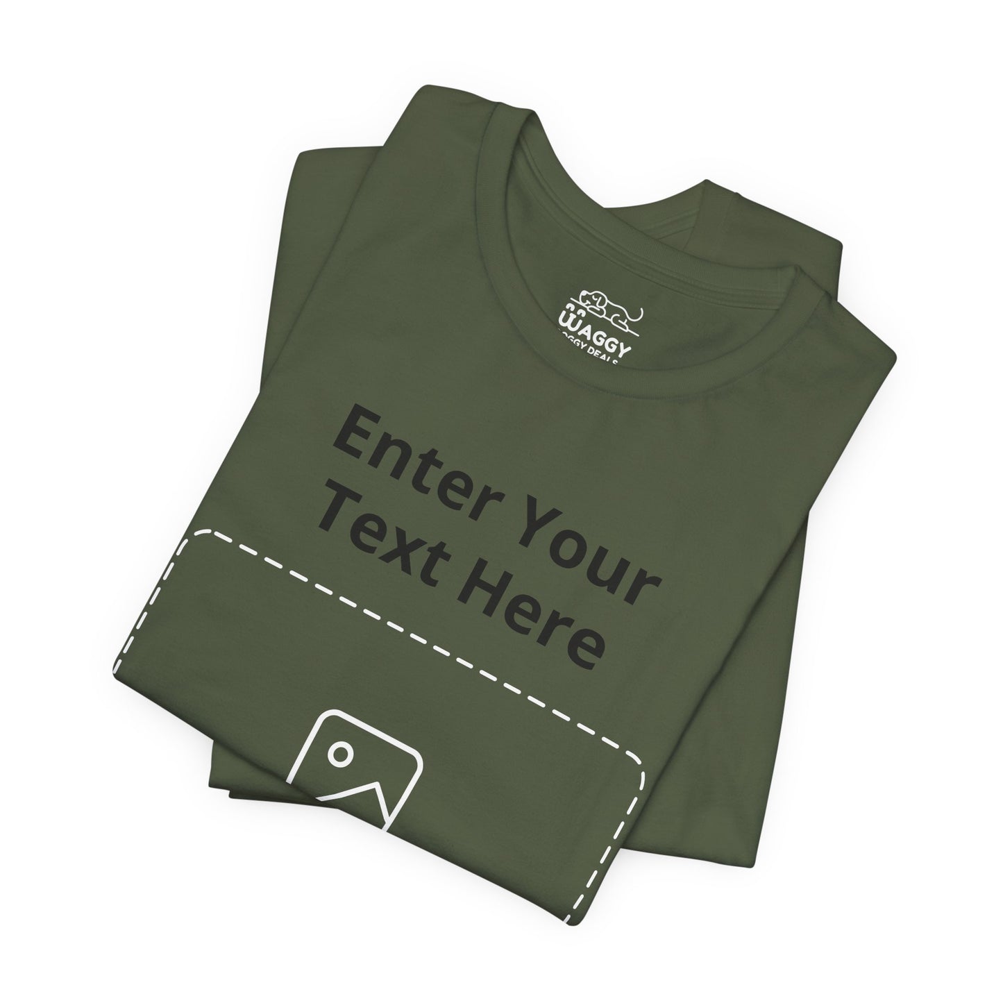 Custom Design Dark Shade T - Shirt — "Add Your Own Text & Image"  (Choose your colour and size first)