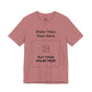 Custom Design Light Shade Tee — "Add Your Own Text & Image" (Choose your colour and size first!)