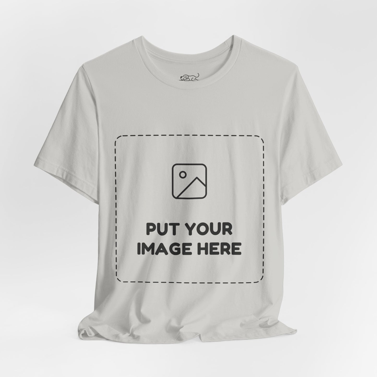 Custom Design Light Shade Tee — "Add Your Own Image" (Choose your colour and size first!)