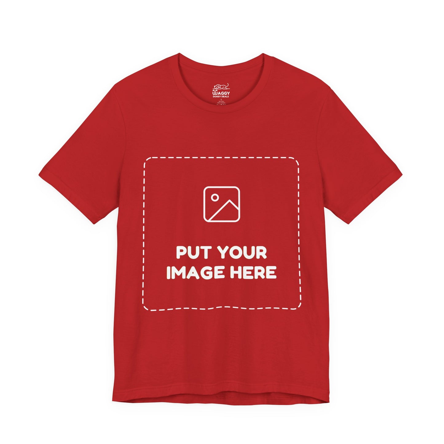 Custom Design Dark Shade T - Shirt — "Add Your Own Image" (Choose your colour and size first)