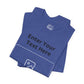 Custom Design Dark Shade Tee — "Add Your Own Text & Image" (Choose your colour and size first!)