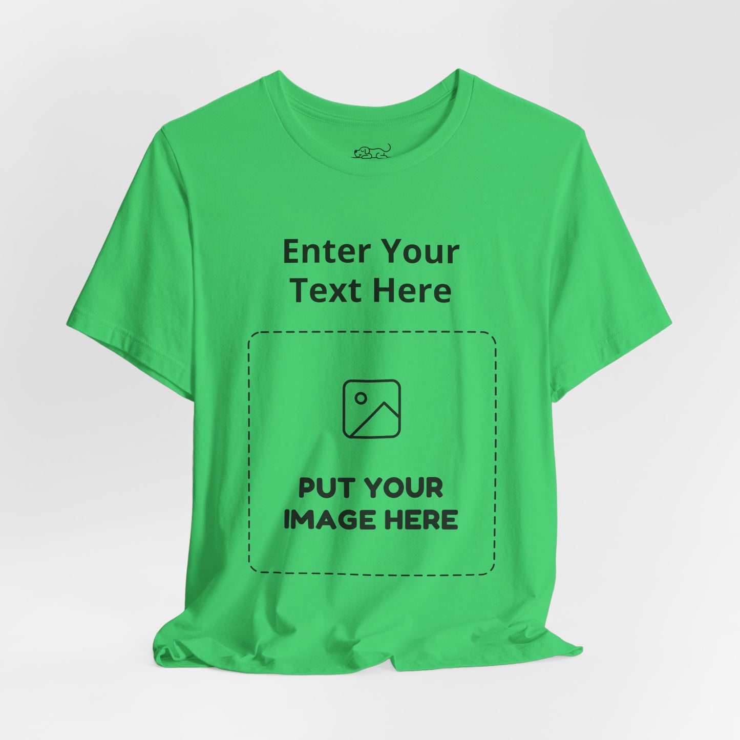 Custom Design Light Shade T - Shirt — "Add Your Own Text & Image"  (Choose your colour and size first)