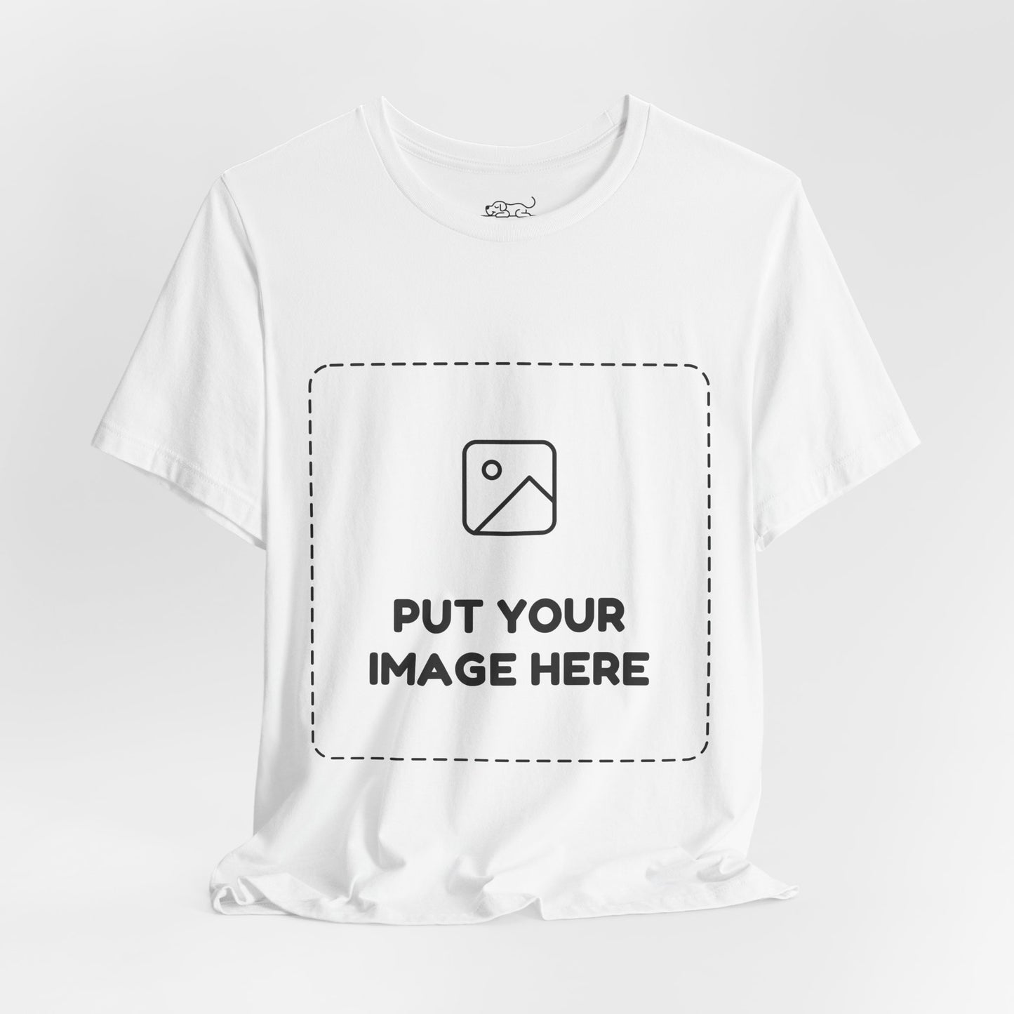 Custom Design Light Shade T - Shirt — "Add Your Own Image" (Choose your colour and size first!)