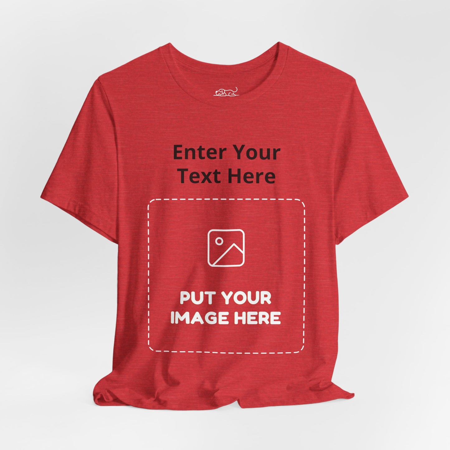 Custom Design Dark Shade Tee — "Add Your Own Text & Image" (Choose your colour and size first!)
