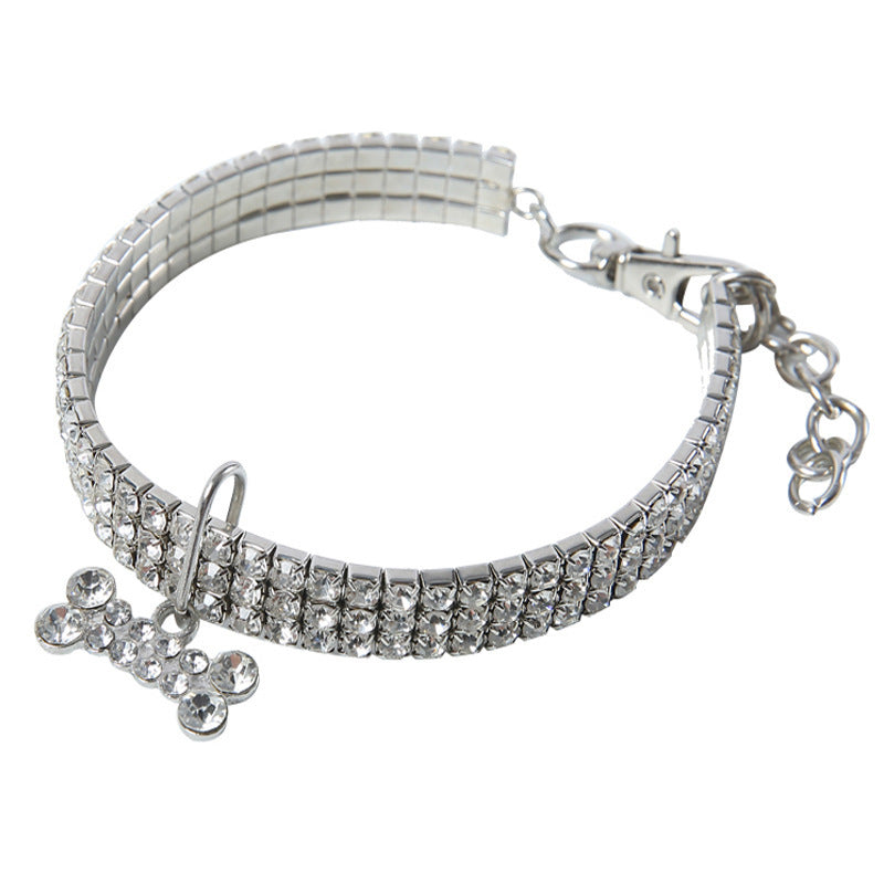 Beautifully Crafted Sparkly Dog Collar - Waggy Doggy Deals