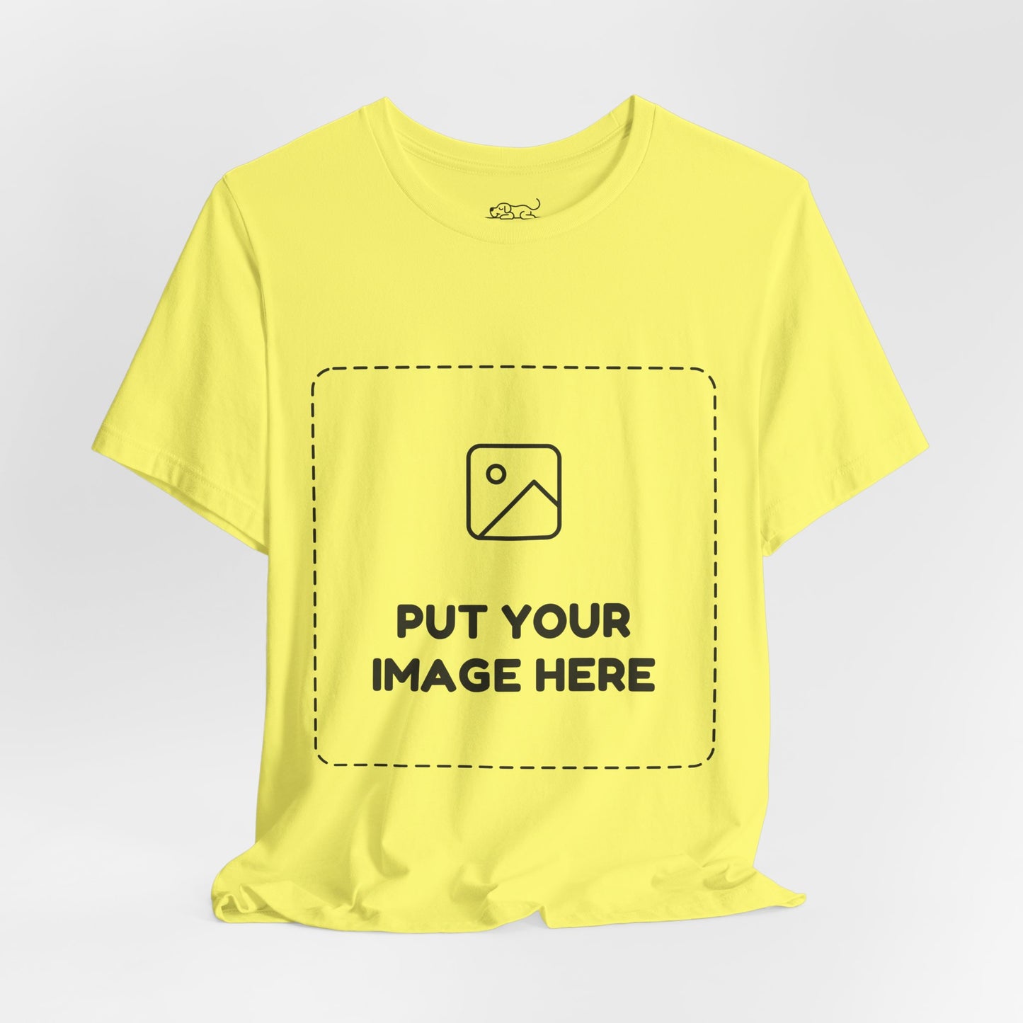 Custom Design Light Shade T - Shirt — "Add Your Own Image" (Choose your colour and size first!)