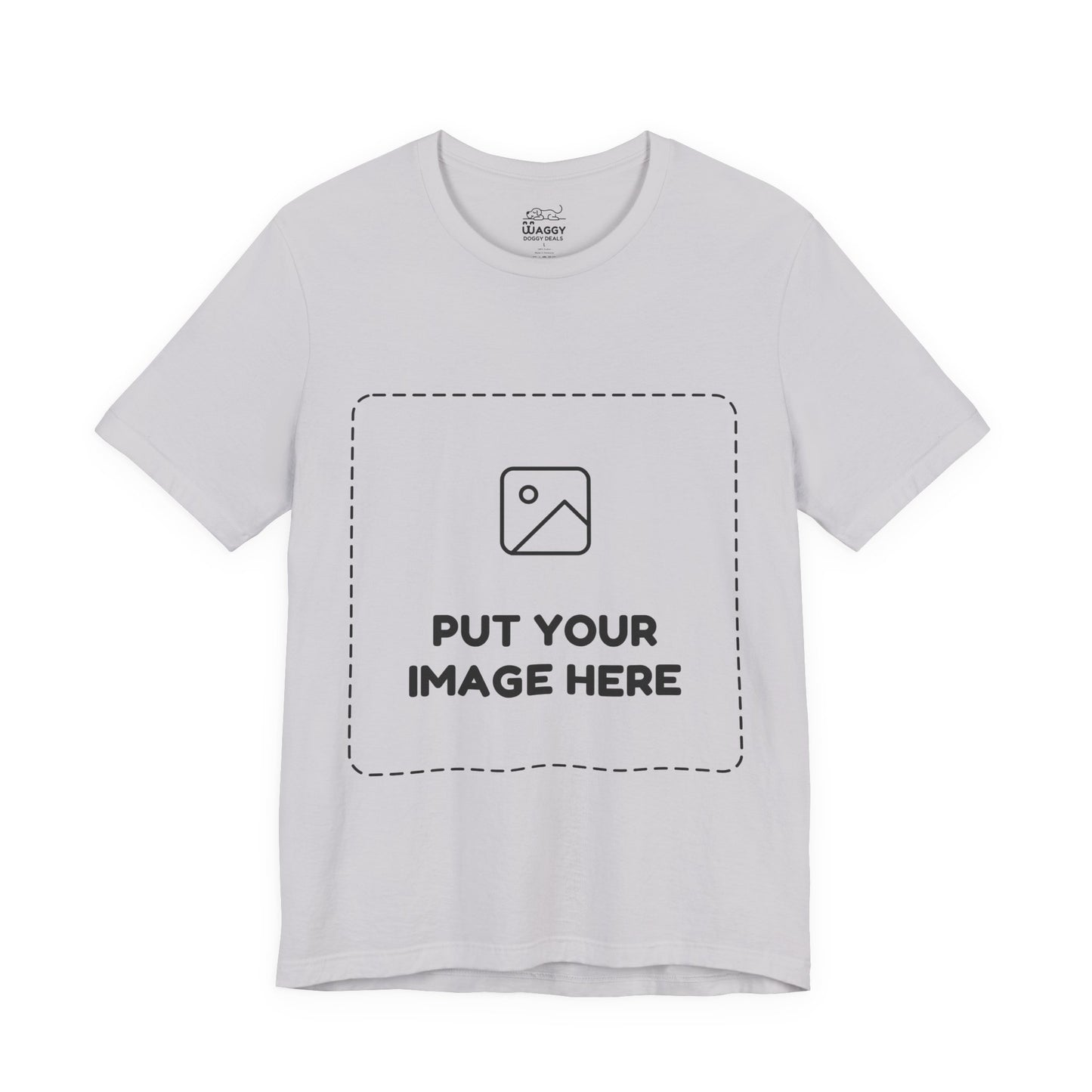 Custom Design Light Shade T - Shirt — "Add Your Own Image" (Choose your colour and size first!)