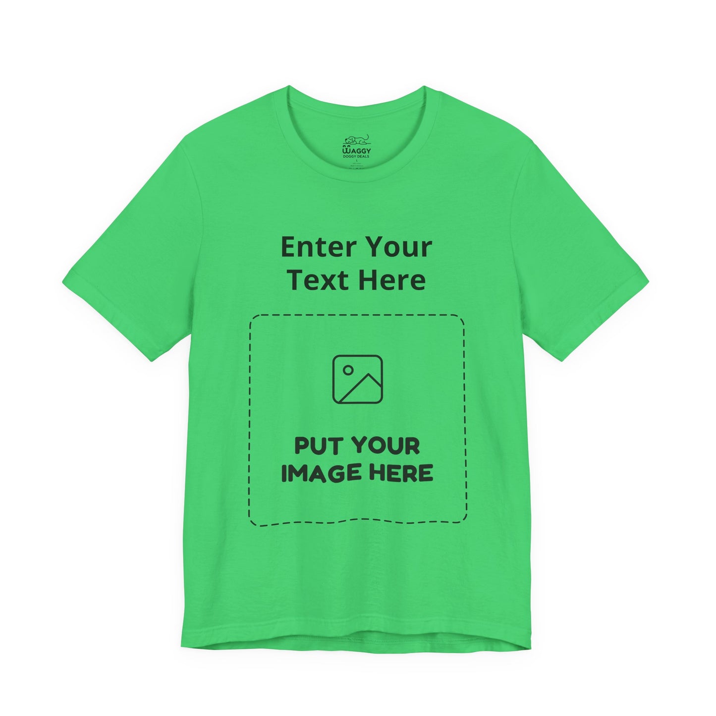 Custom Design Light Shade T - Shirt — "Add Your Own Text & Image"  (Choose your colour and size first)