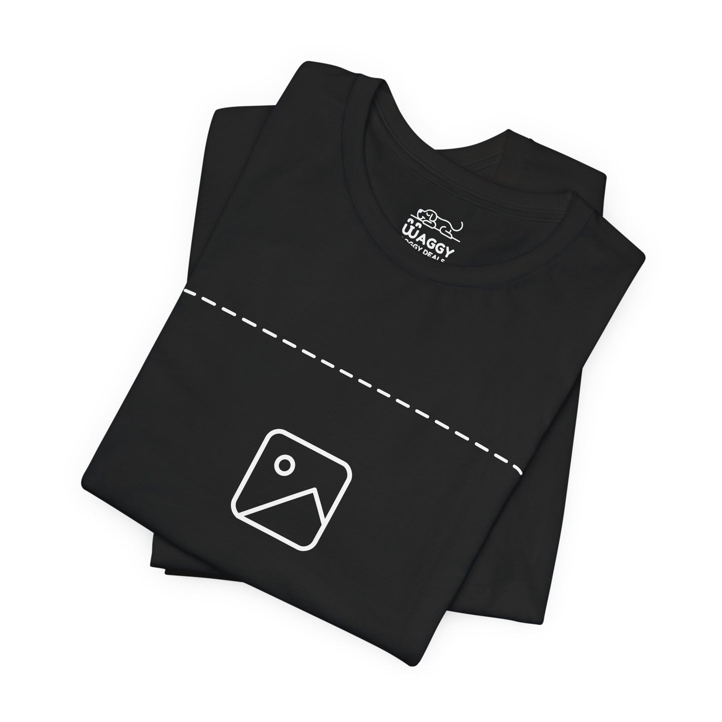 Custom Design Dark Shade Tee — "Add Your Own Image" (Choose your colour and size first!)