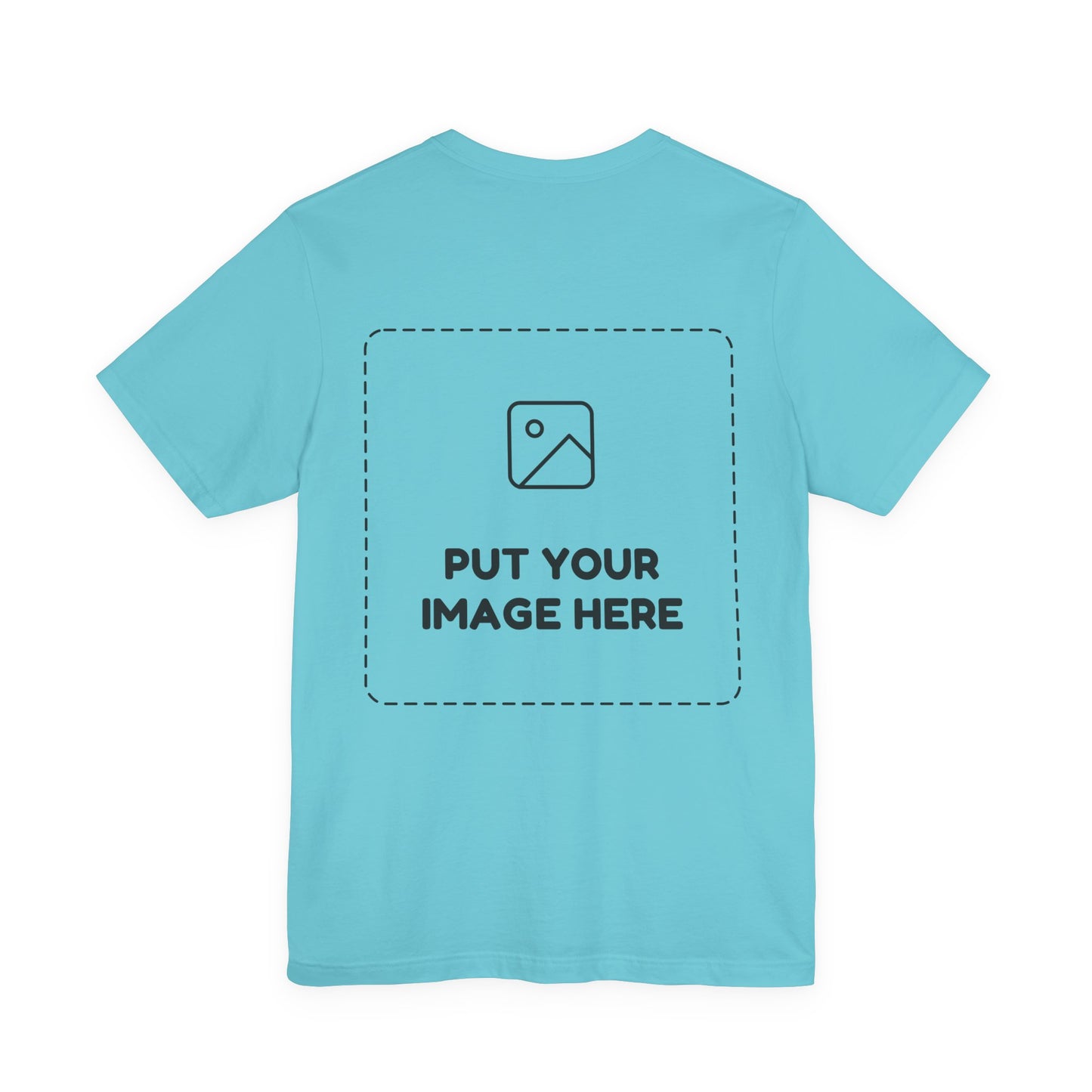 Custom Design Light Shade Tee — "Add Your Own Text & Image" (Choose your colour and size first!)