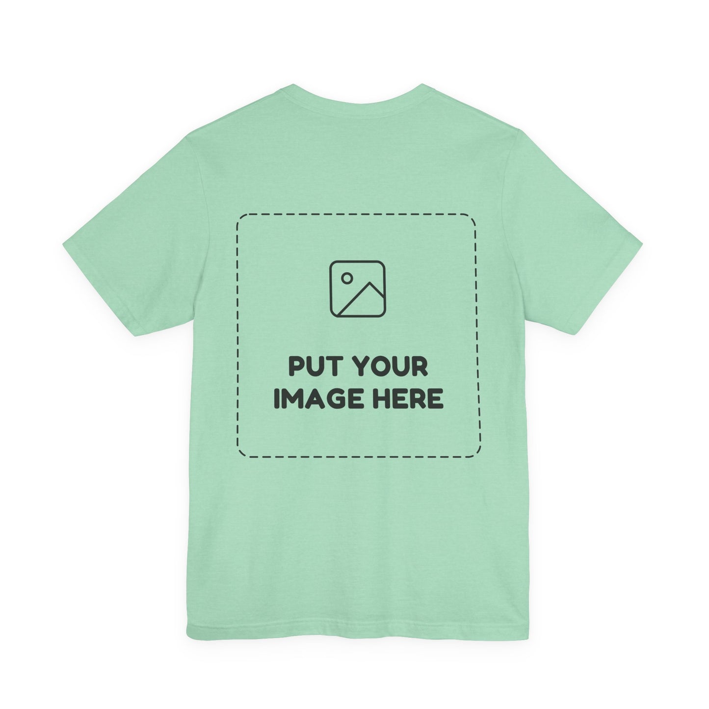Custom Design Light Shade Tee — "Add Your Own Text & Image" (Choose your colour and size first!)