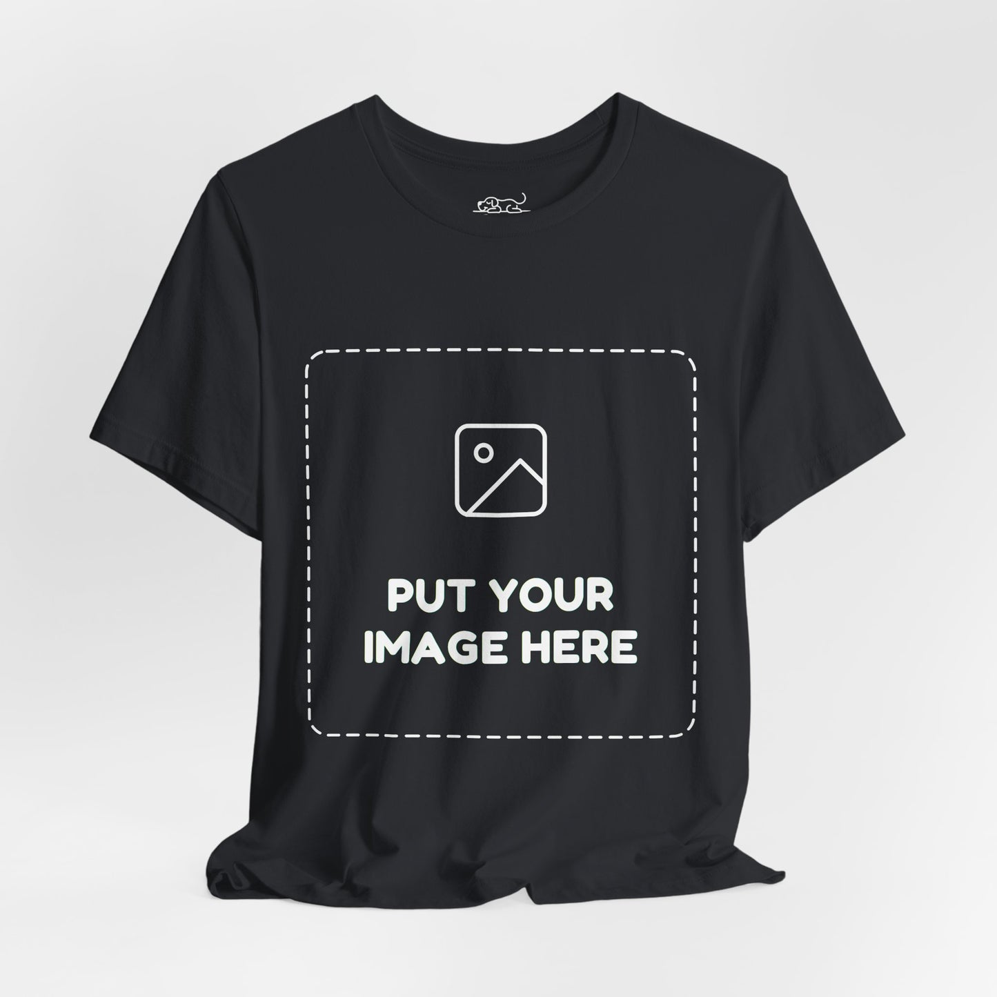 Custom Design Dark Shade T - Shirt — "Add Your Own Image" (Choose your colour and size first)