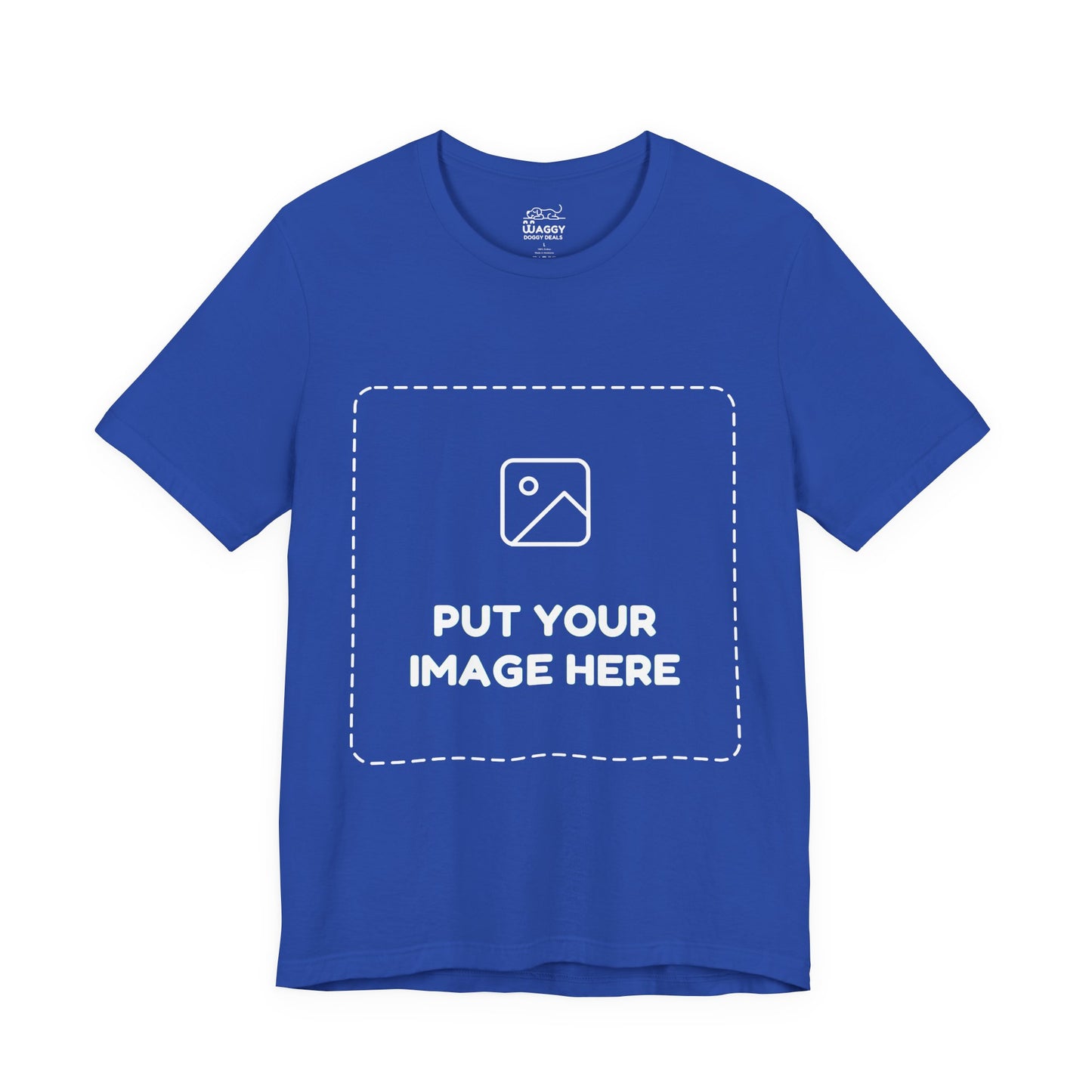 Custom Design Dark Shade T - Shirt — "Add Your Own Image" (Choose your colour and size first)