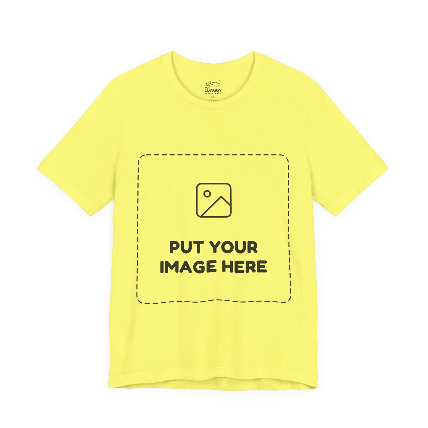 Custom Design Light Shade Tee — "Add Your Own Image" (Choose your colour and size first!)