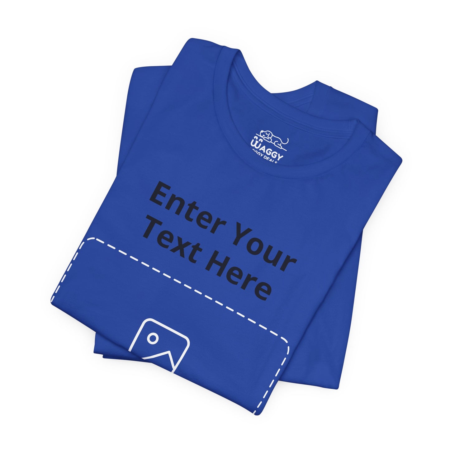 Custom Design Dark Shade Tee — "Add Your Own Text & Image" (Choose your colour and size first!)