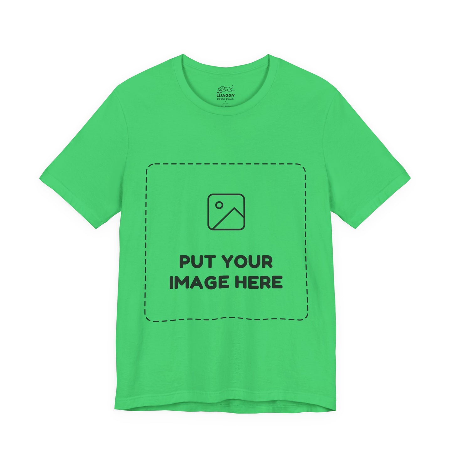 Custom Design Light Shade T - Shirt — "Add Your Own Image" (Choose your colour and size first!)