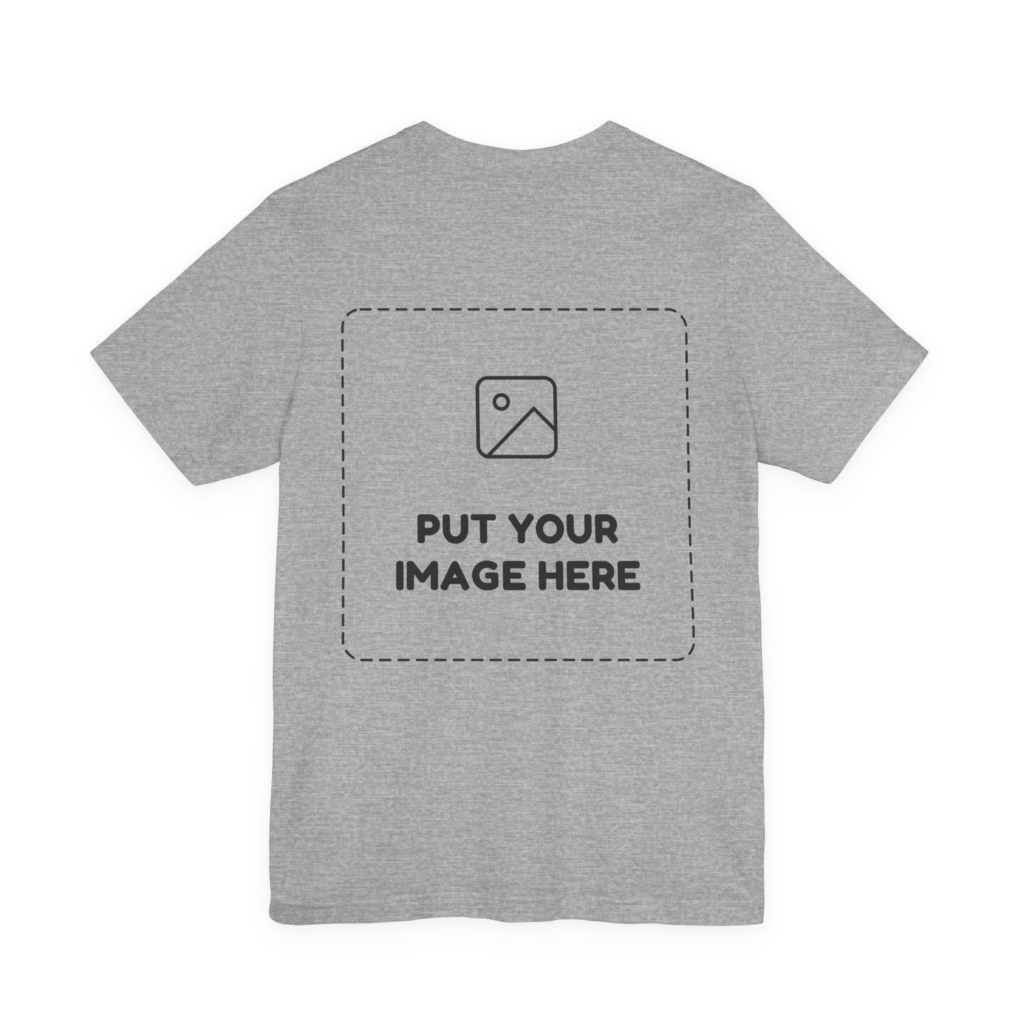 Custom Design Light Shade Tee — "Add Your Own Image" (Choose your colour and size first!)