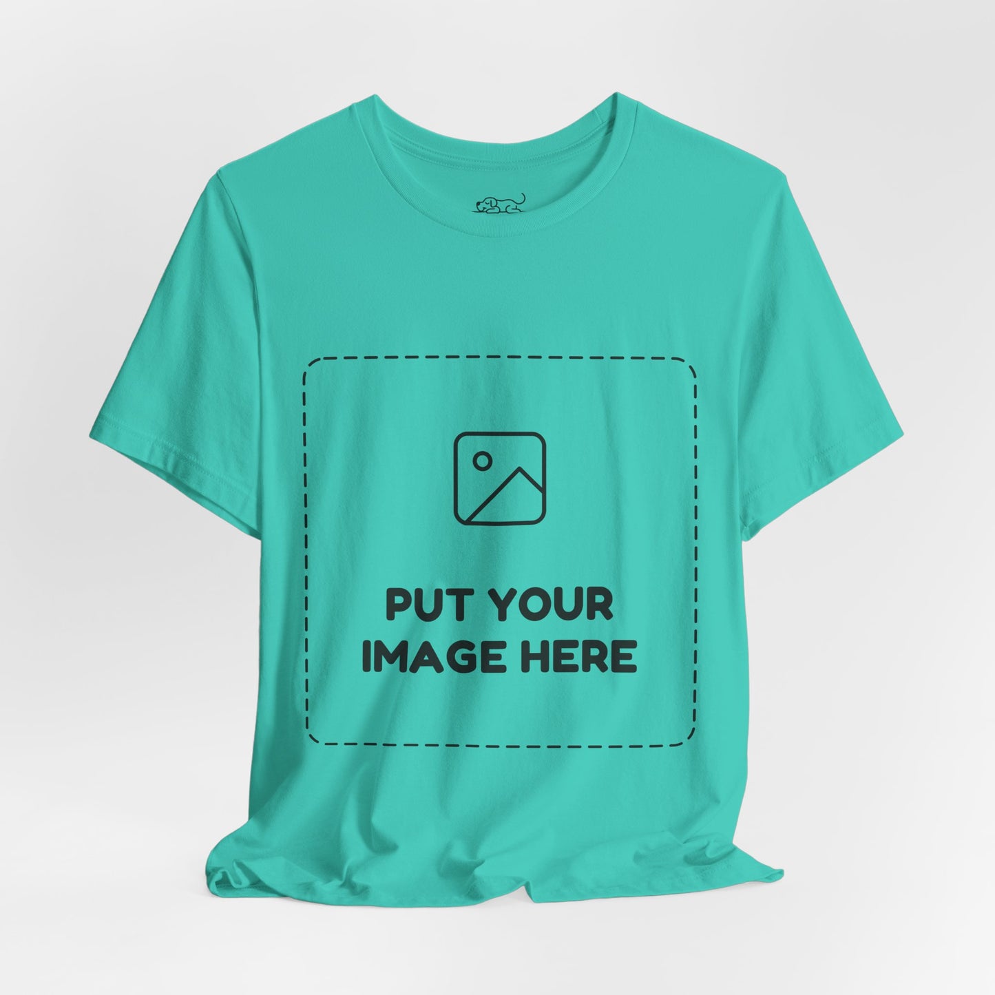 Custom Design Light Shade T - Shirt — "Add Your Own Image" (Choose your colour and size first!)