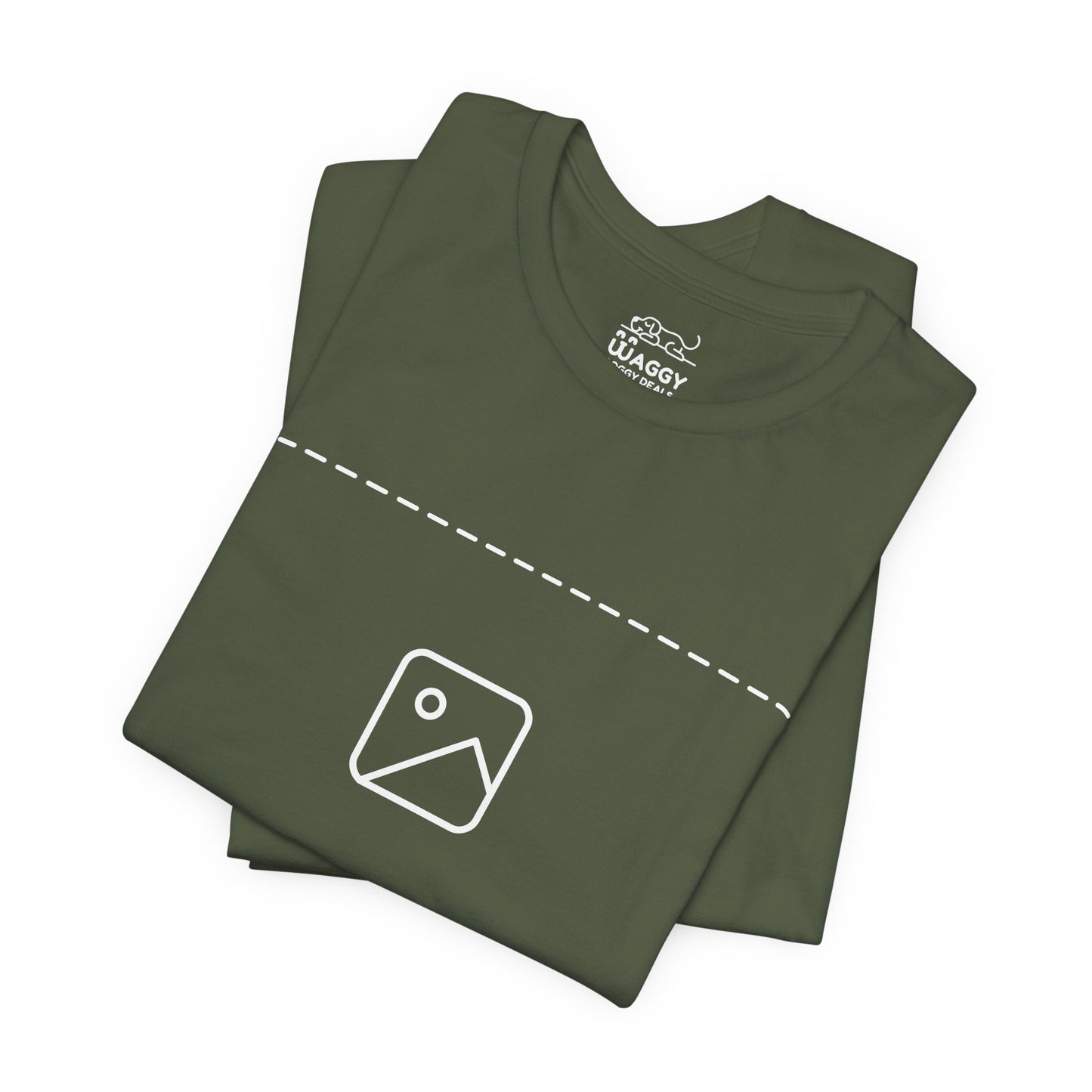 Custom Design Dark Shade T - Shirt — "Add Your Own Image" (Choose your colour and size first)