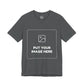Custom Design Dark Shade T - Shirt — "Add Your Own Image" (Choose your colour and size first)