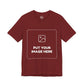 Custom Design Dark Shade Tee — "Add Your Own Image" (Choose your colour and size first!)