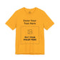Custom Design Light Shade Tee — "Add Your Own Text & Image" (Choose your colour and size first!)