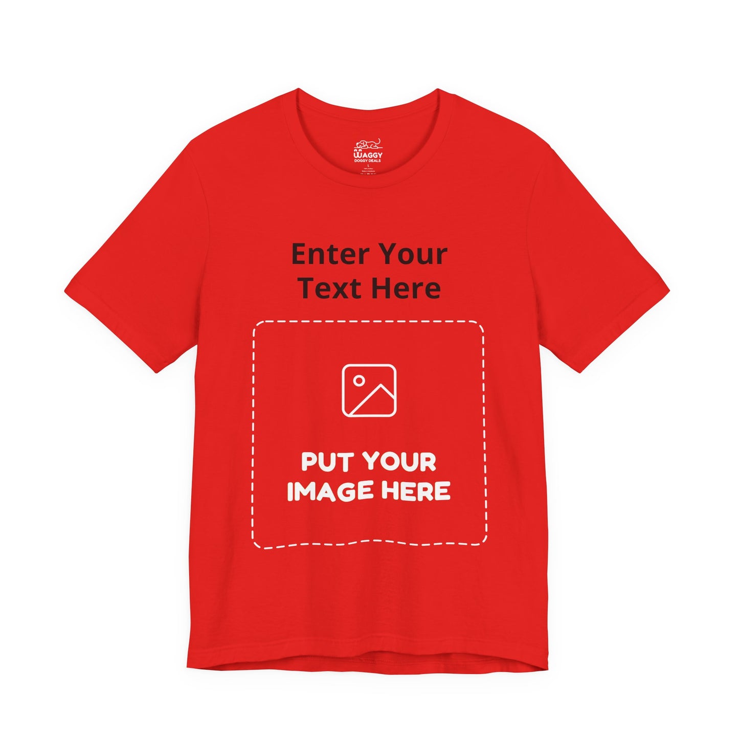 Custom Design Dark Shade T - Shirt — "Add Your Own Text & Image"  (Choose your colour and size first)