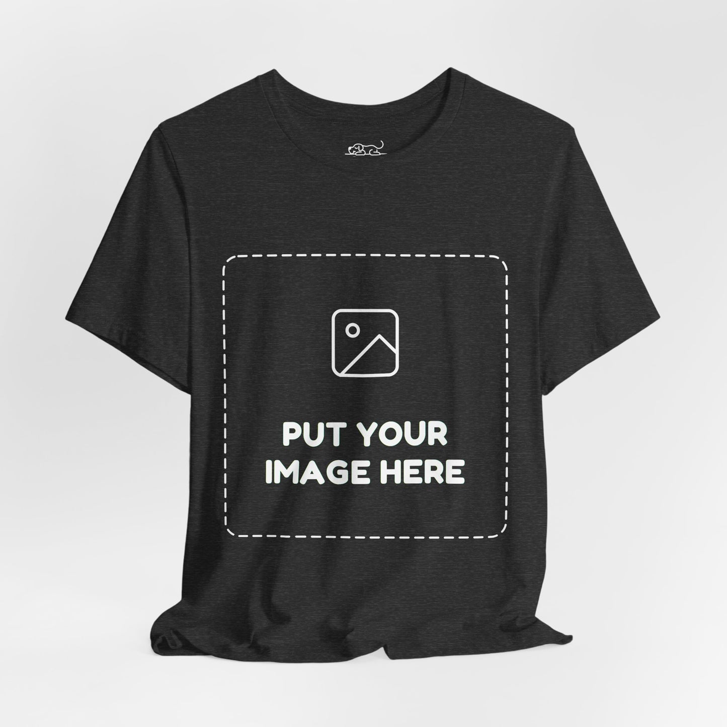 Custom Design Dark Shade T - Shirt — "Add Your Own Image" (Choose your colour and size first)