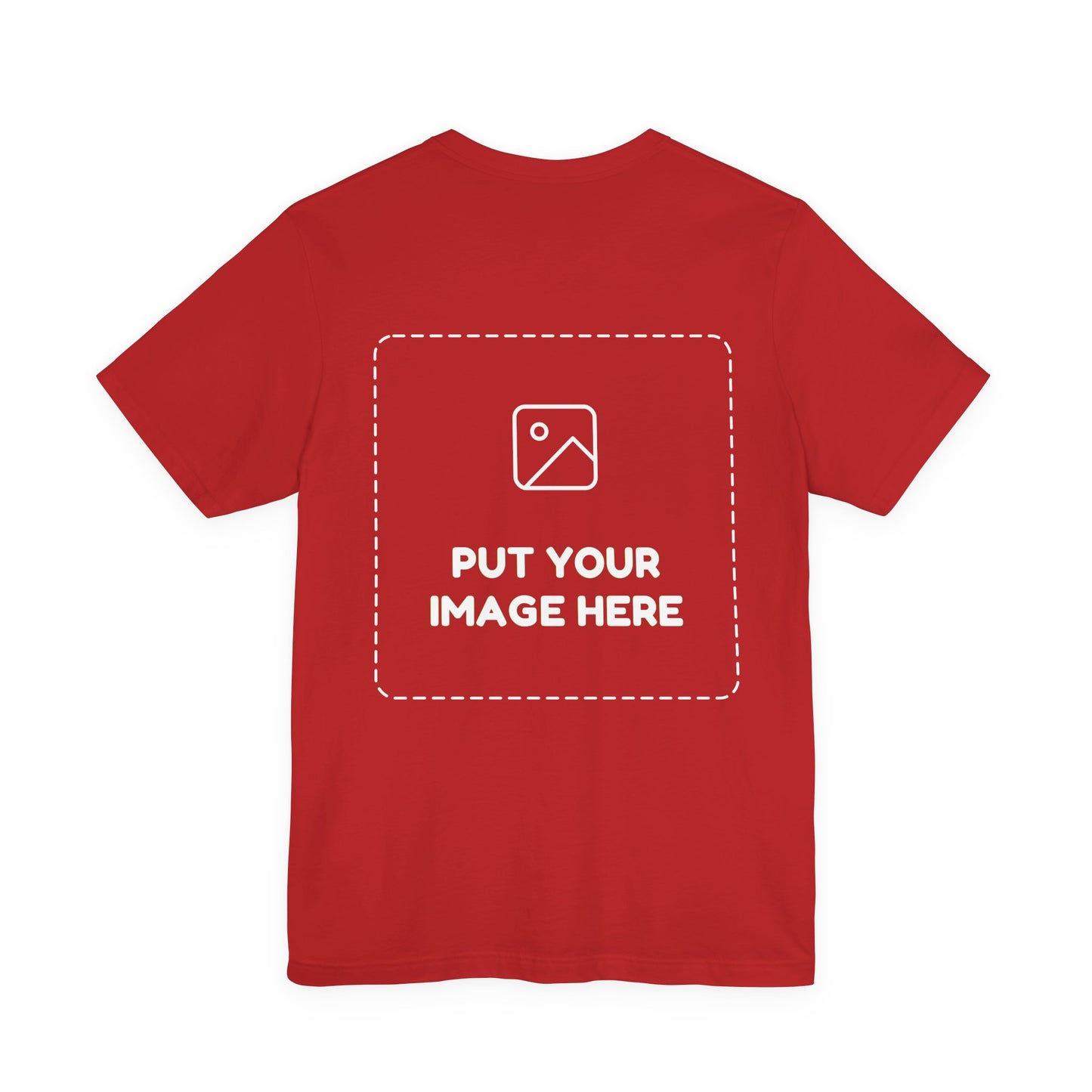 Custom Design Dark Shade T - Shirt — "Add Your Own Image" (Choose your colour and size first)