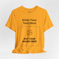 Custom Design Light Shade Tee — "Add Your Own Text & Image" (Choose your colour and size first!)