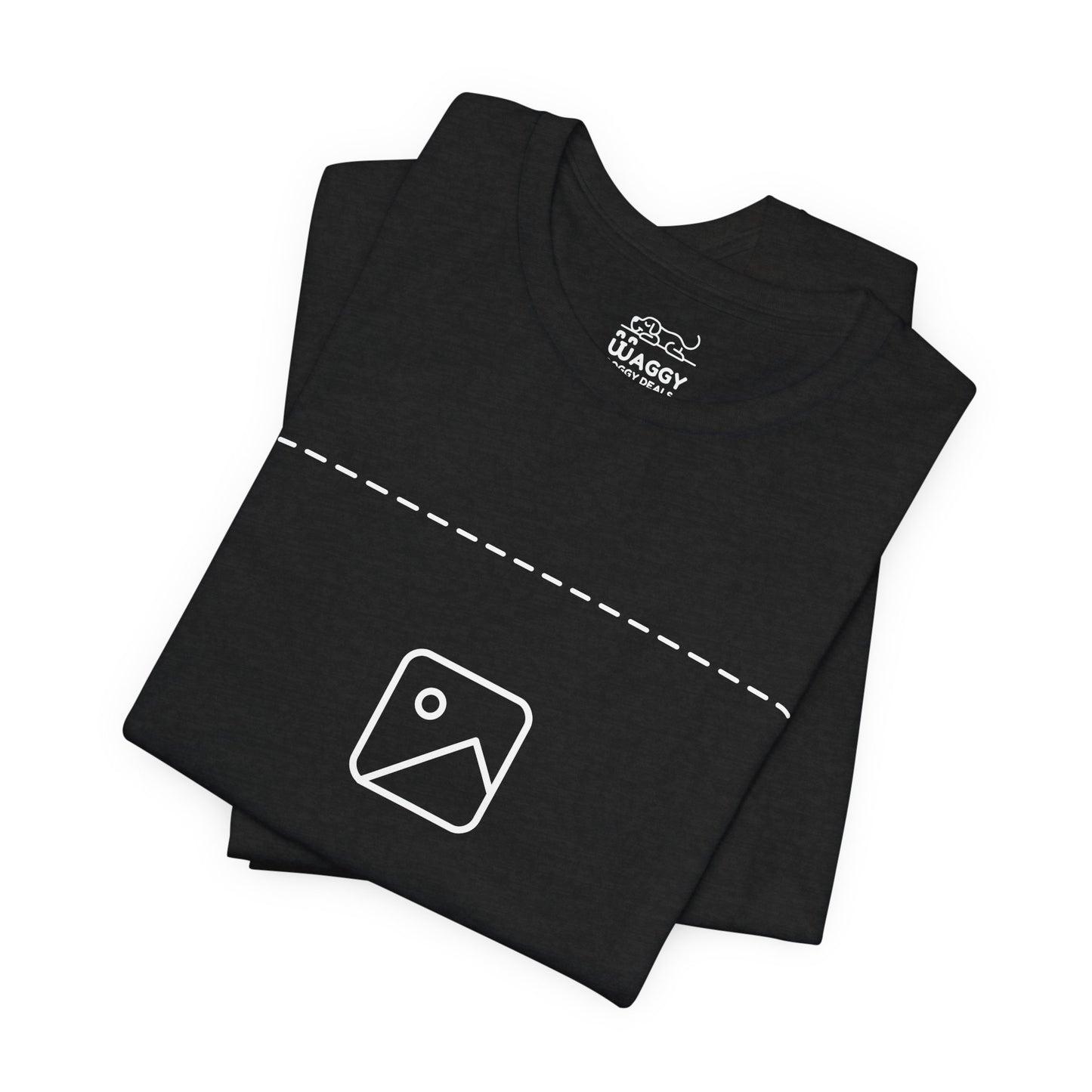 Custom Design Dark Shade Tee — "Add Your Own Image" (Choose your colour and size first!)