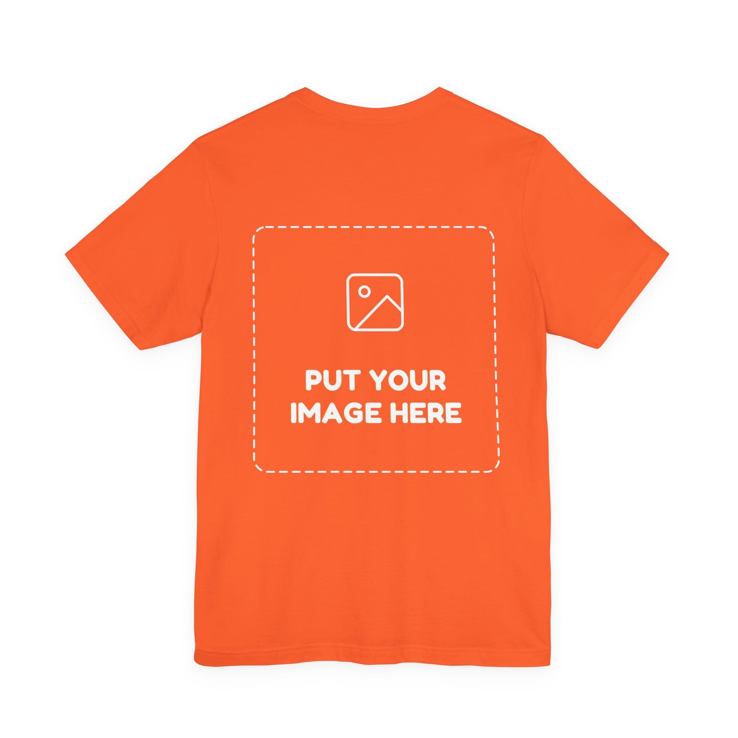 Custom Design Dark Shade T - Shirt — "Add Your Own Image" (Choose your colour and size first)