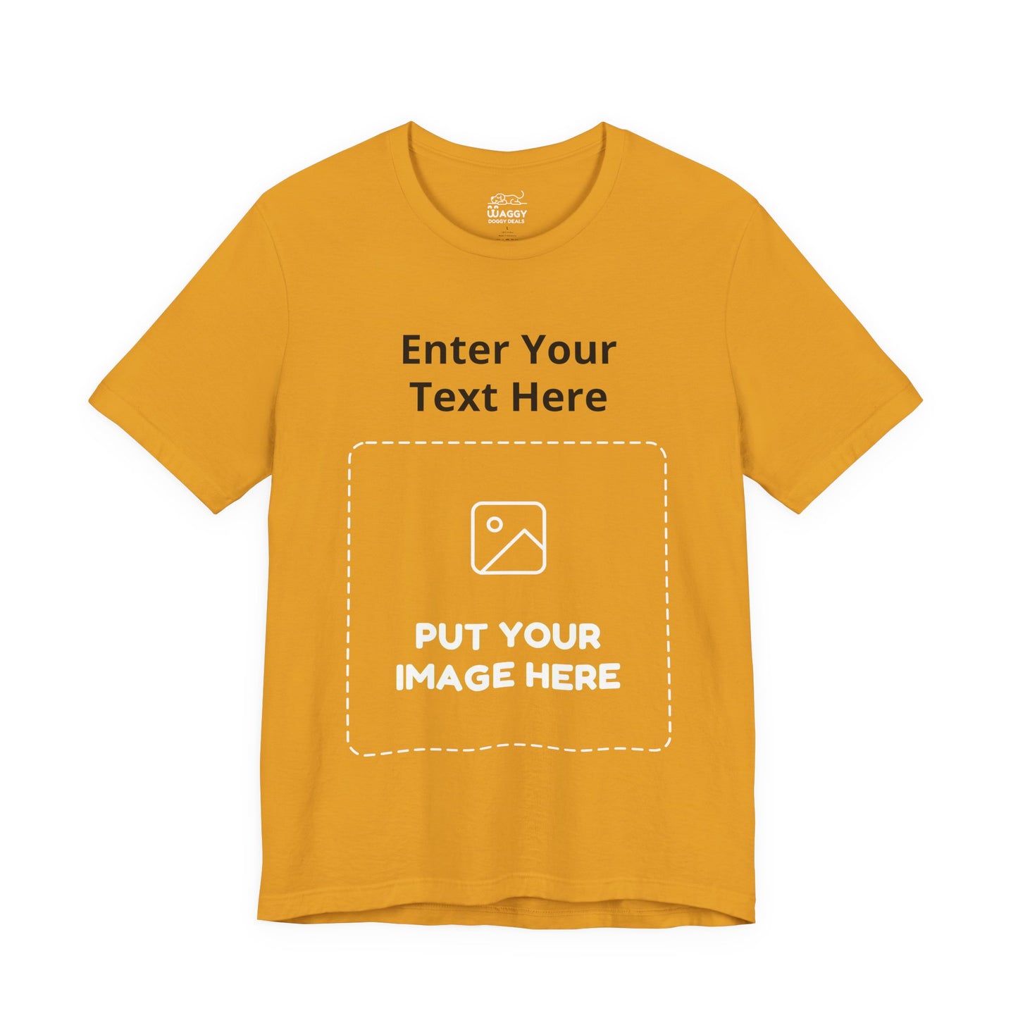 Custom Design Dark Shade T - Shirt — "Add Your Own Text & Image"  (Choose your colour and size first)