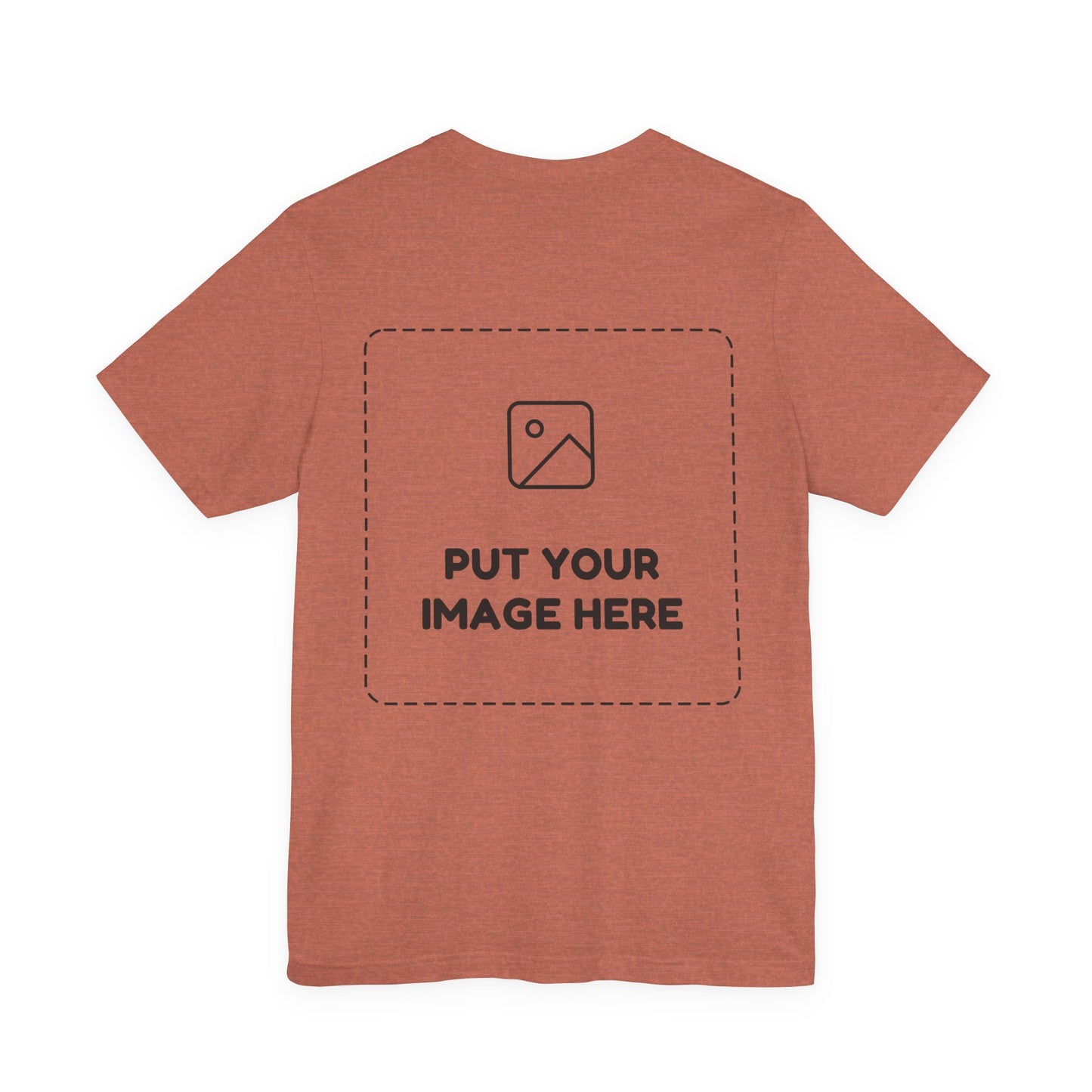 Custom Design Light Shade Tee — "Add Your Own Text & Image" (Choose your colour and size first!)