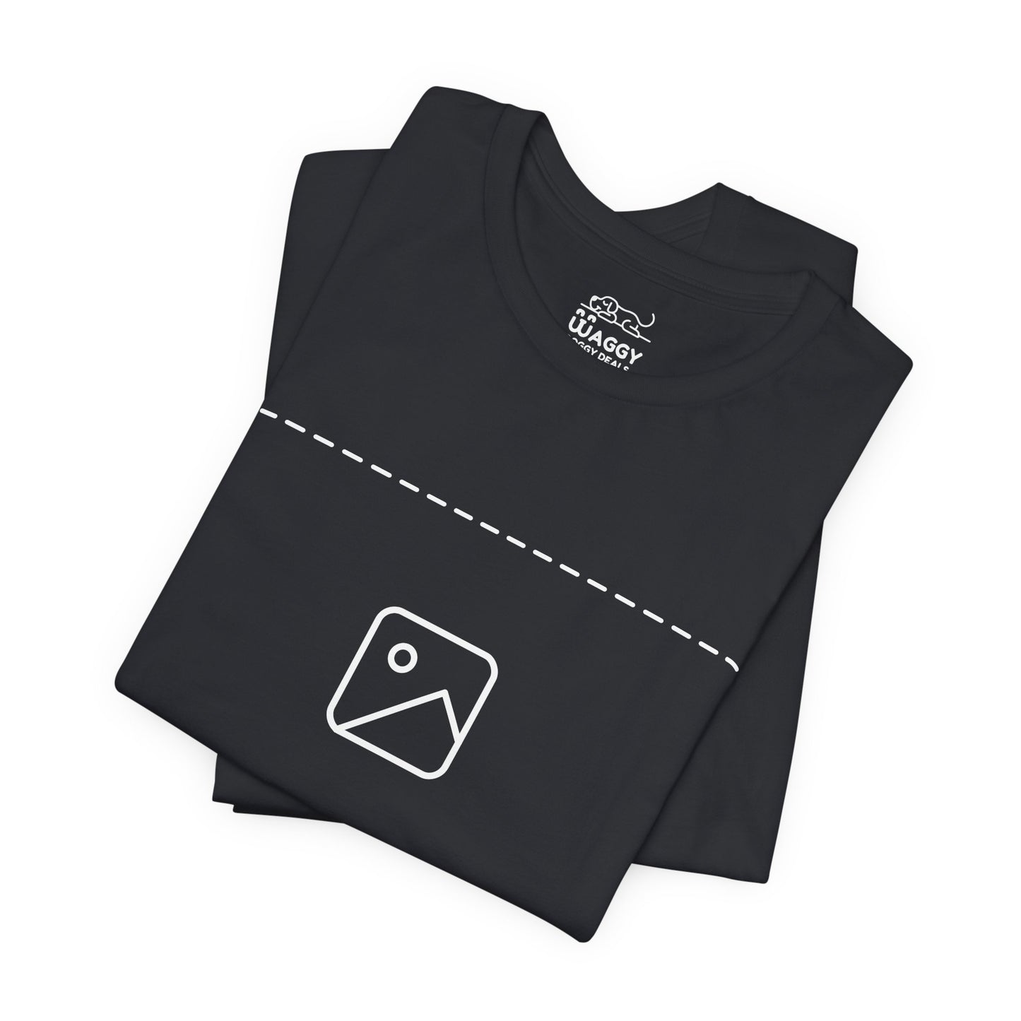 Custom Design Dark Shade T - Shirt — "Add Your Own Image" (Choose your colour and size first)
