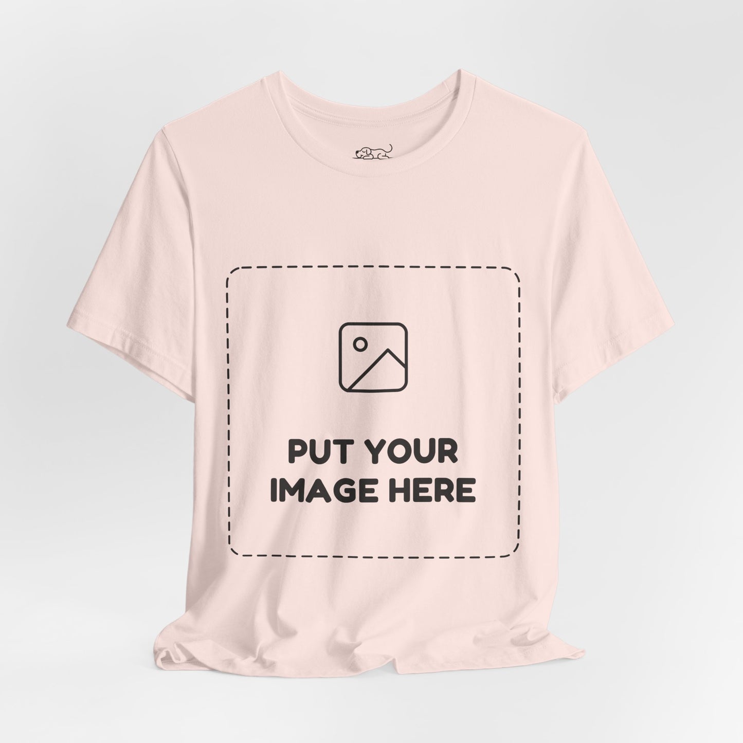 Custom Design Light Shade T - Shirt — "Add Your Own Image" (Choose your colour and size first!)