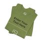Custom Design Dark Shade Tee — "Add Your Own Text & Image" (Choose your colour and size first!)