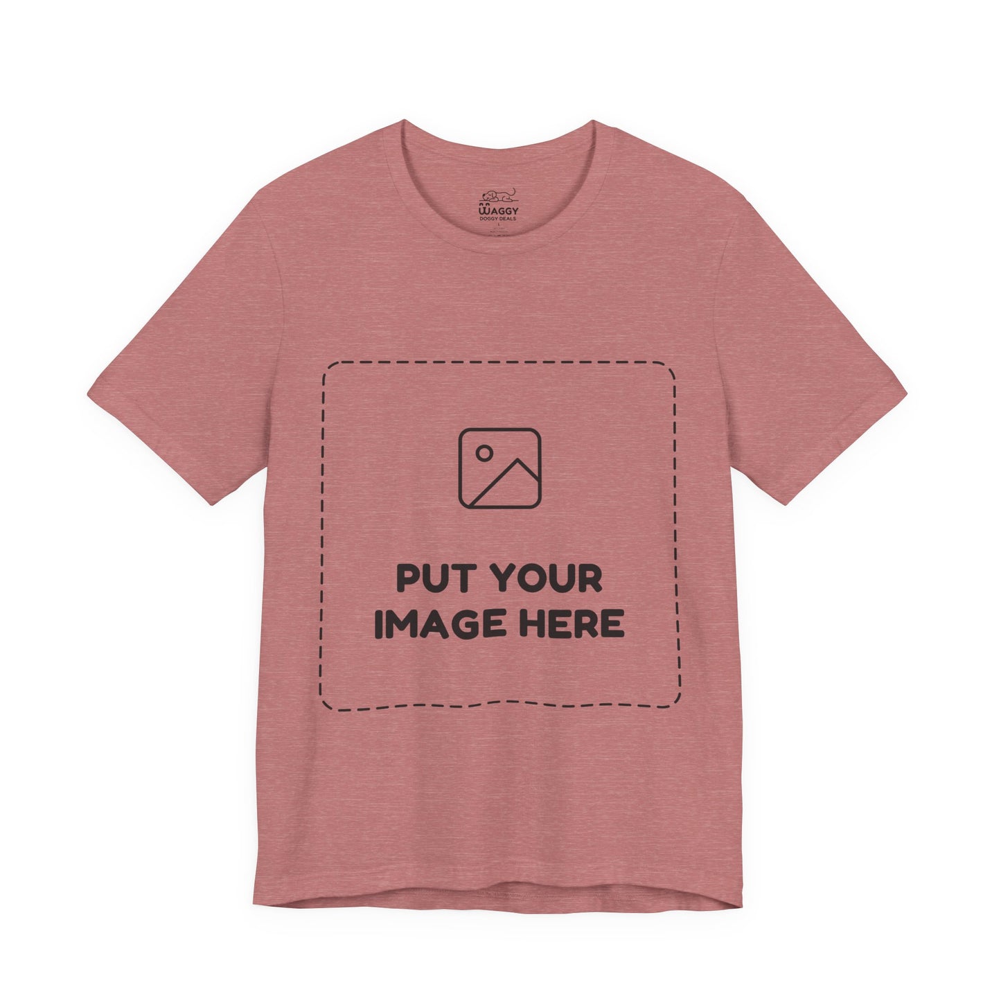 Custom Design Light Shade T - Shirt — "Add Your Own Image" (Choose your colour and size first!)