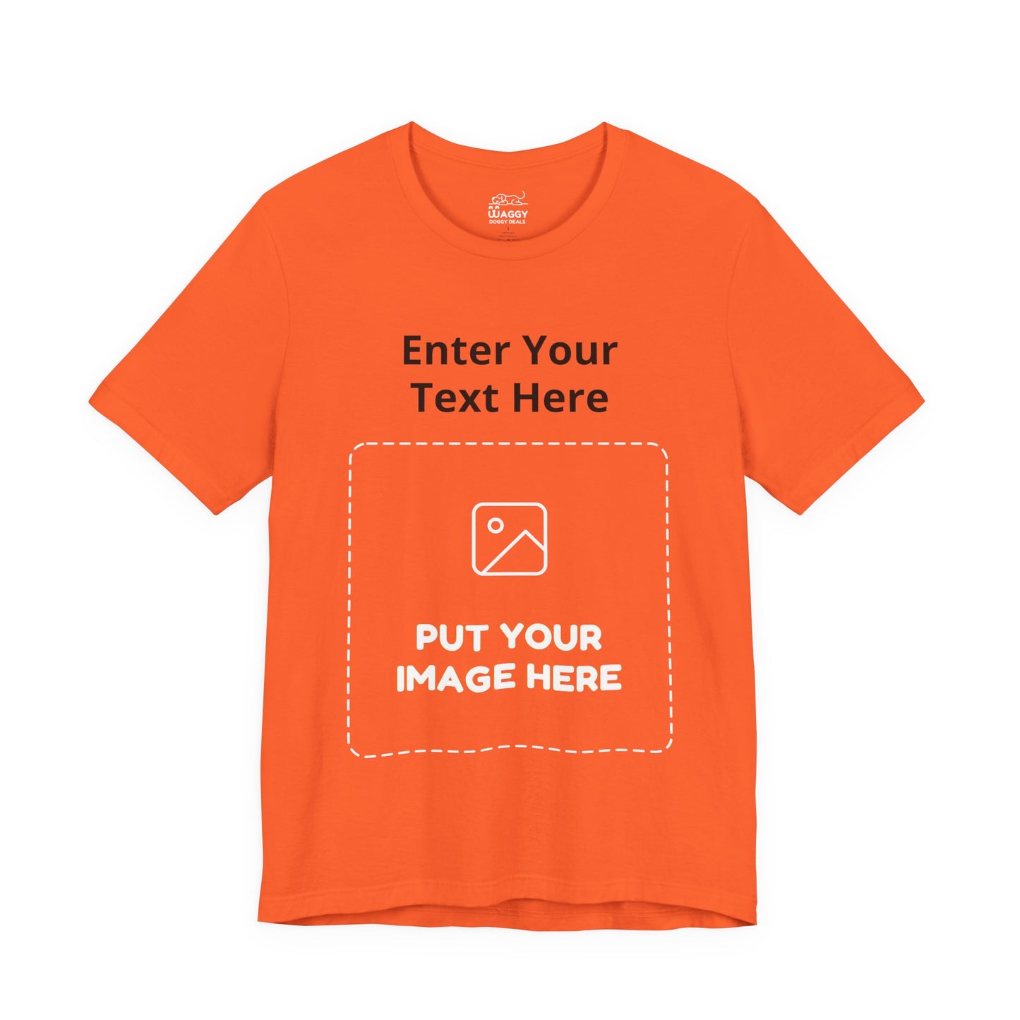 Custom Design Dark Shade T - Shirt — "Add Your Own Text & Image"  (Choose your colour and size first)