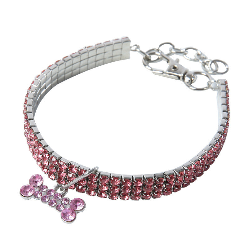 Beautifully Crafted Sparkly Dog Collar - Waggy Doggy Deals