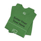Custom Design Dark Shade Tee — "Add Your Own Text & Image" (Choose your colour and size first!)