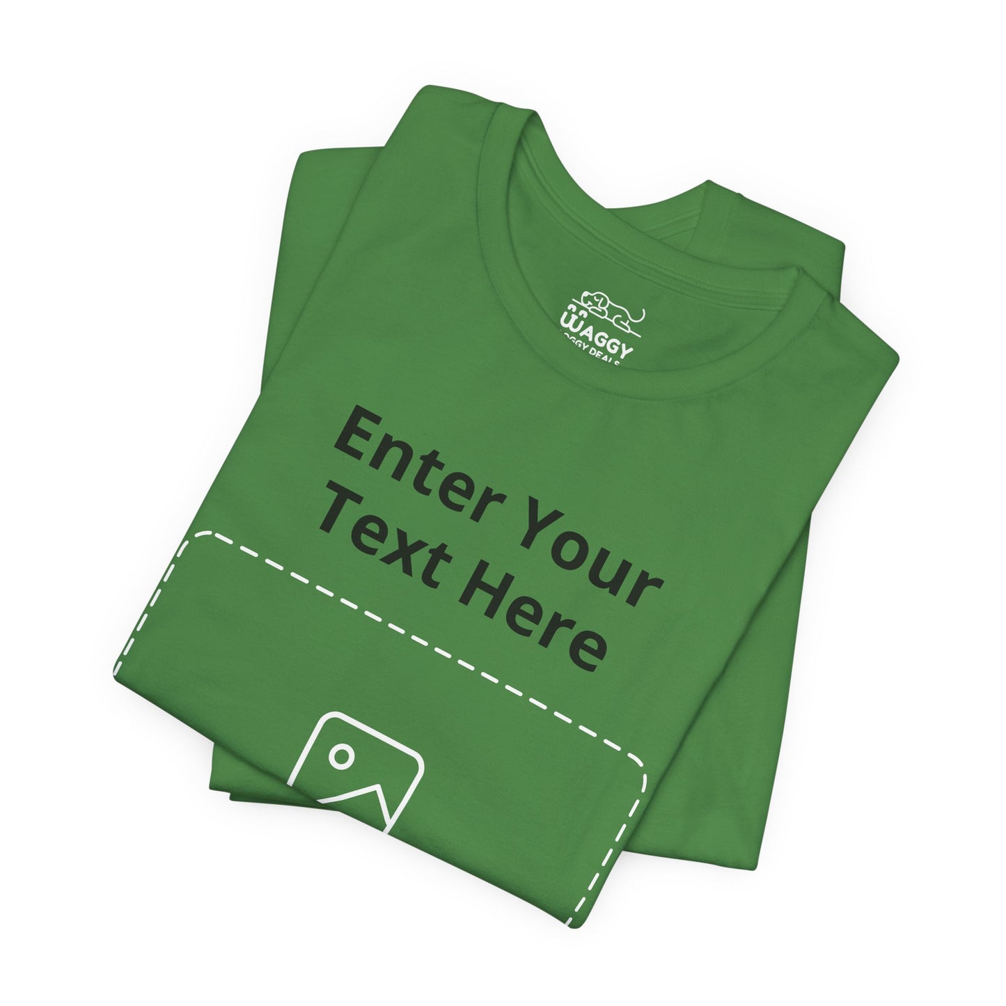 Custom Design Dark Shade Tee — "Add Your Own Text & Image" (Choose your colour and size first!)