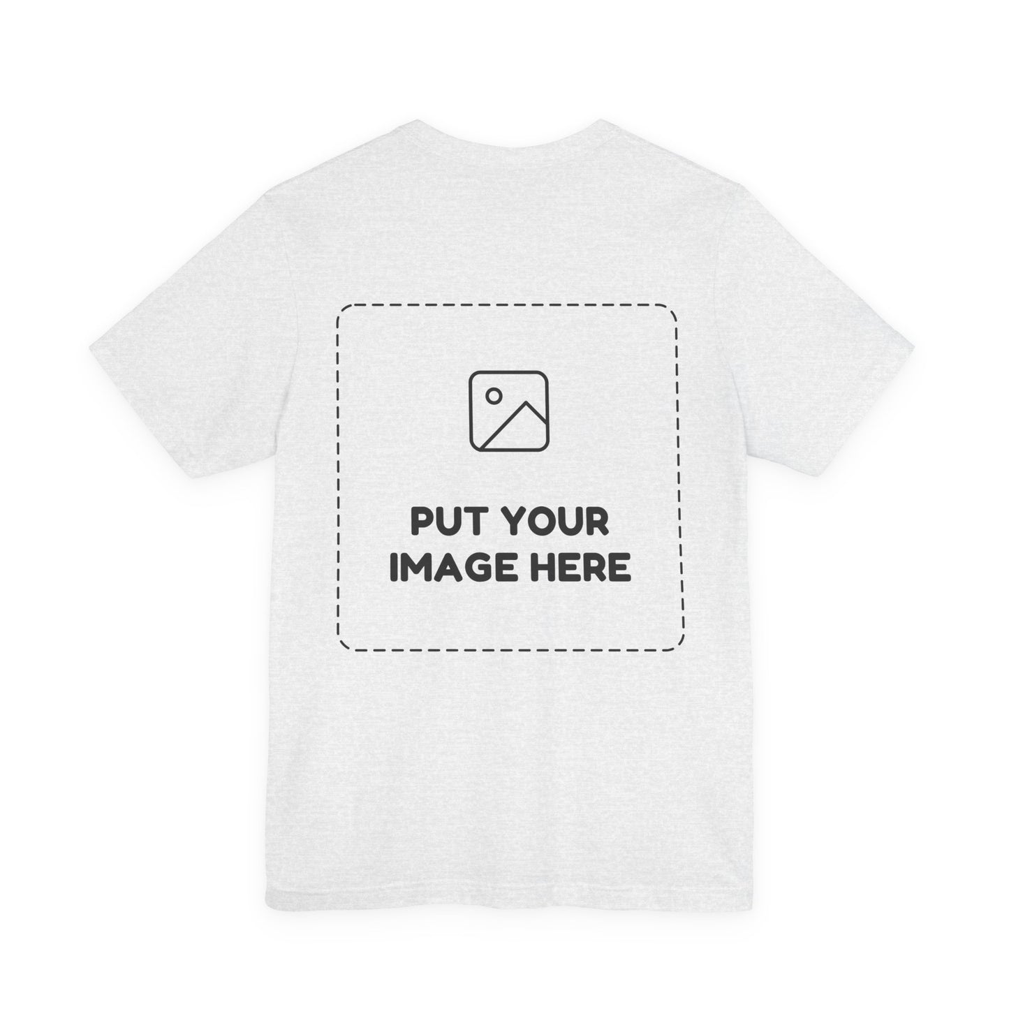 Custom Design Light Shade Tee — "Add Your Own Text & Image" (Choose your colour and size first!)