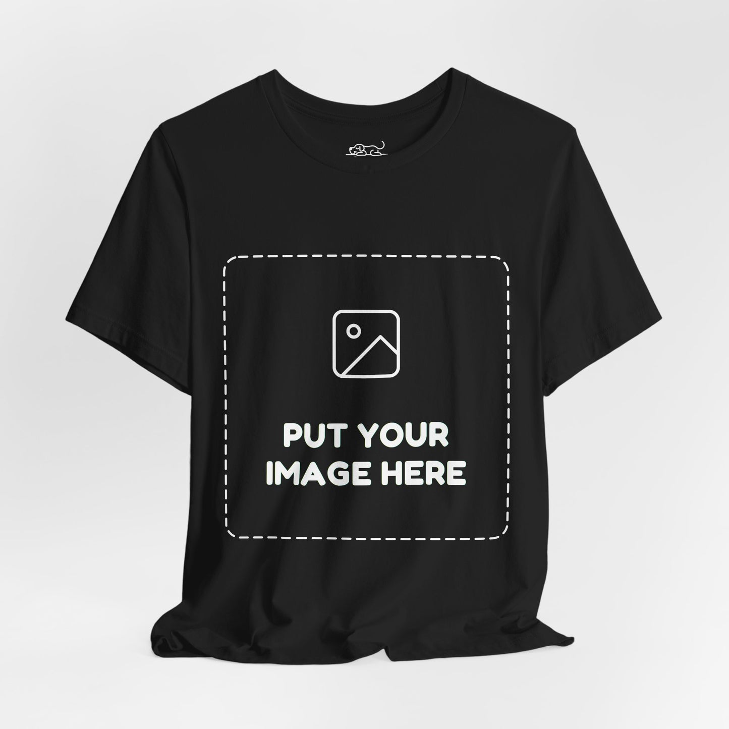 Custom Design Dark Shade Tee — "Add Your Own Image" (Choose your colour and size first!)