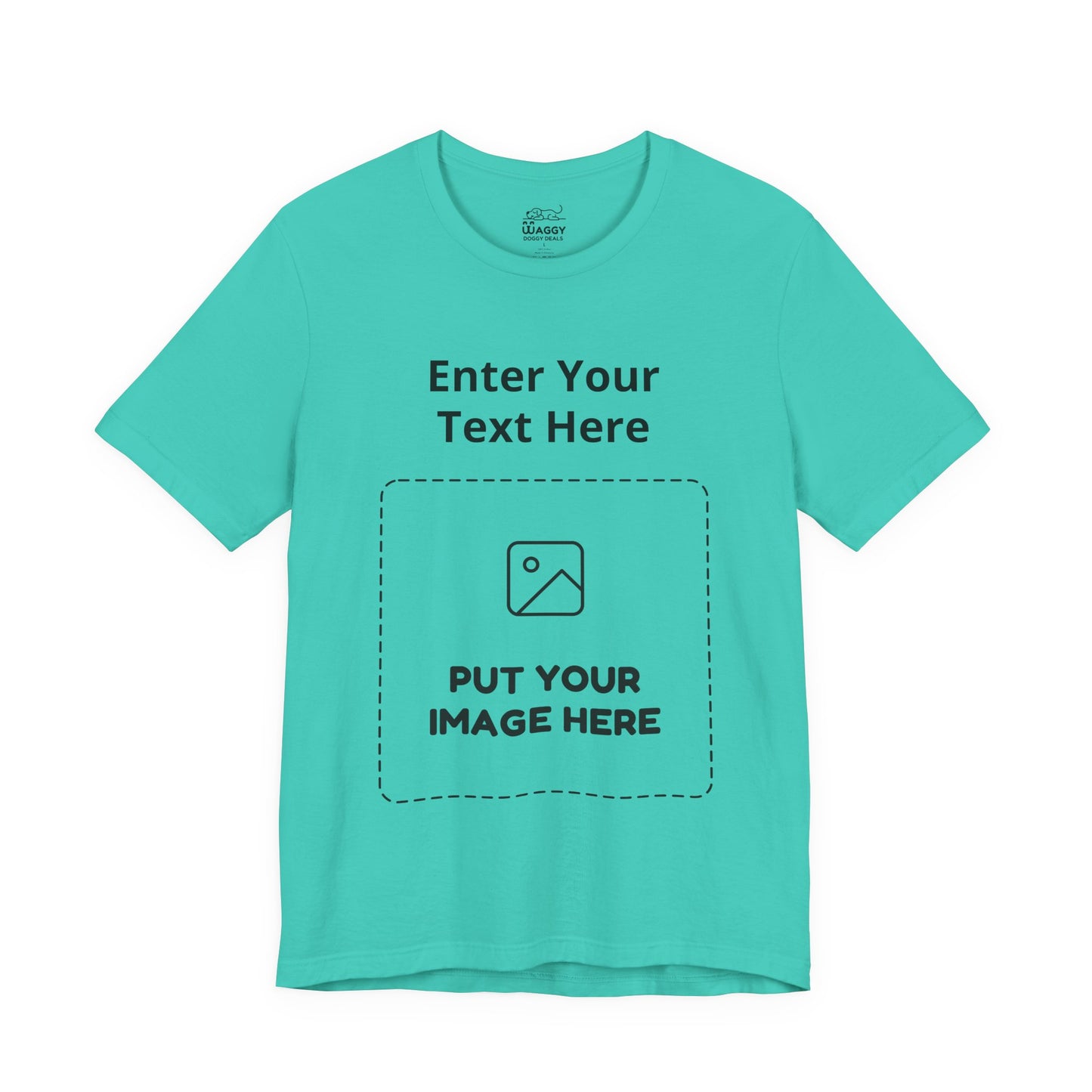 Custom Design Light Shade T - Shirt — "Add Your Own Text & Image"  (Choose your colour and size first)