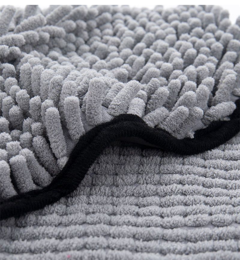 Luxury Super Absorbent Chenille Quick-Drying Dog Towel - Waggy Doggy Deals