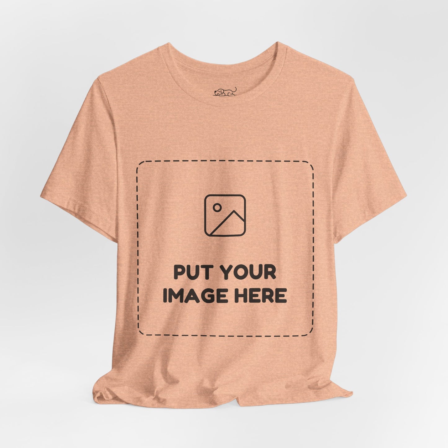 Custom Design Light Shade T - Shirt — "Add Your Own Image" (Choose your colour and size first!)
