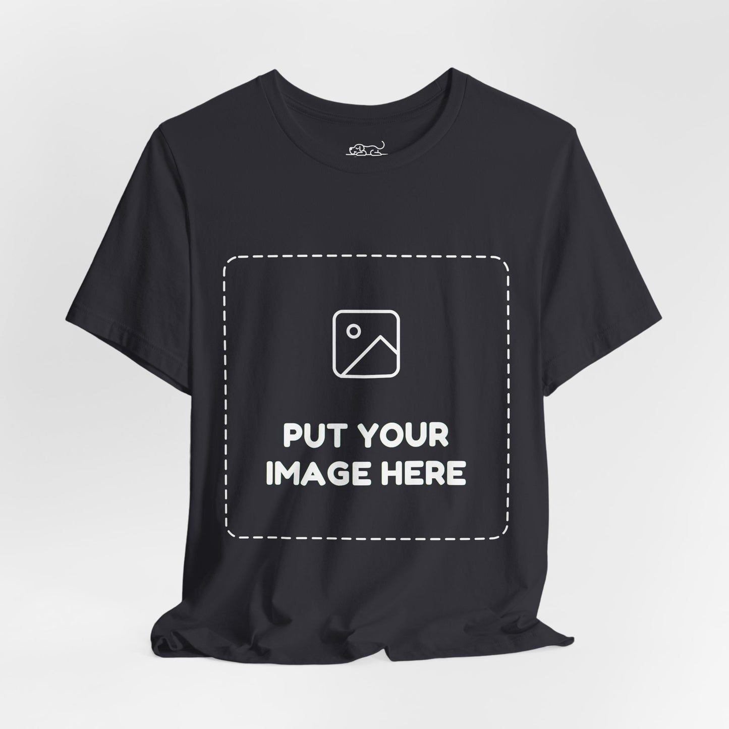 Custom Design Dark Shade Tee — "Add Your Own Image" (Choose your colour and size first!)