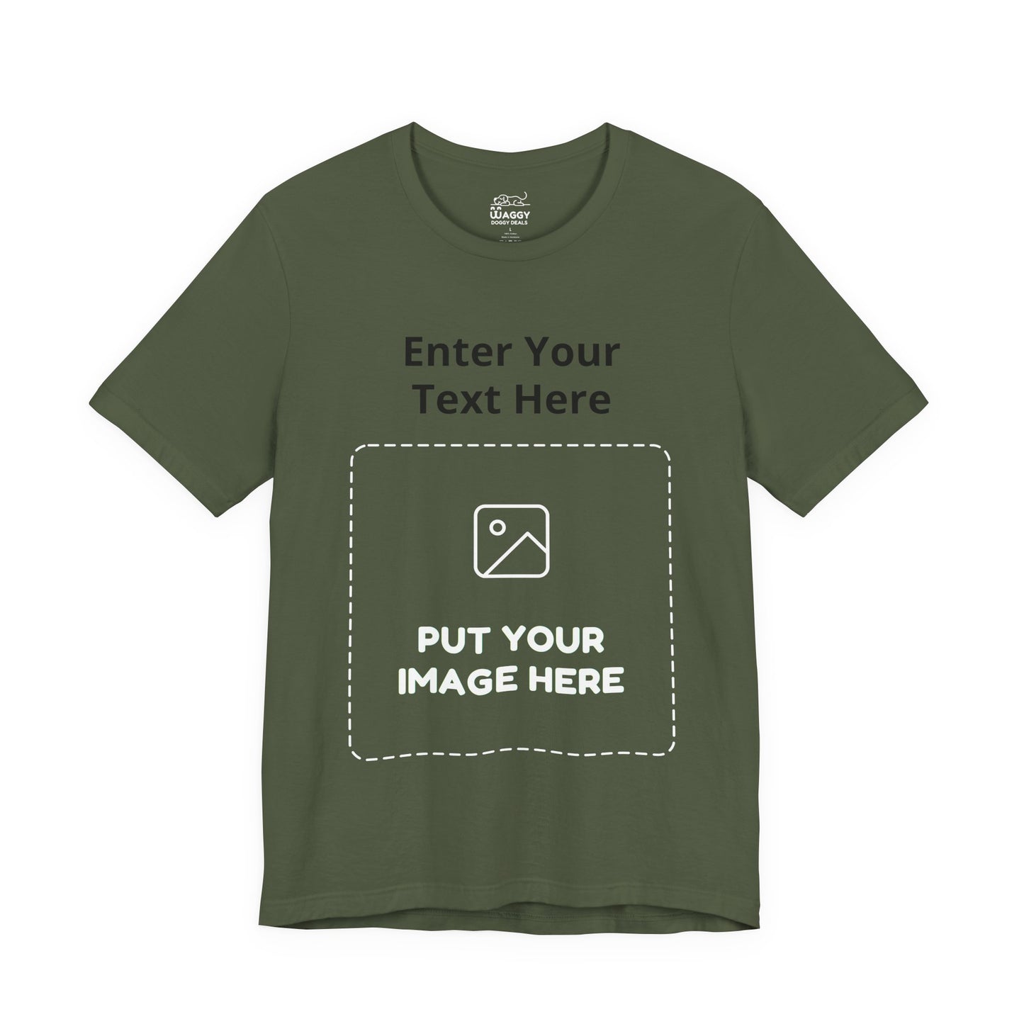 Custom Design Dark Shade T - Shirt — "Add Your Own Text & Image"  (Choose your colour and size first)